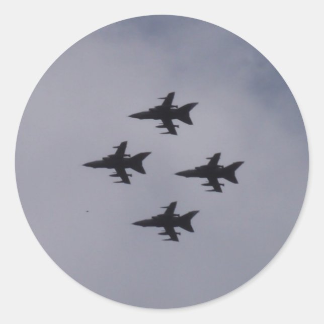 RAF Tornados Classic Round Sticker (Front)