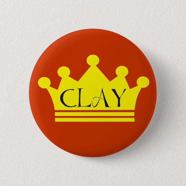Rafa Nadal King of Clay Button (Front)