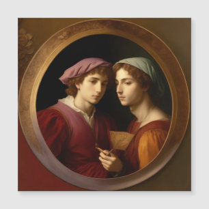 Raffaello's self portrait with a friend