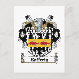 Rafferty Family Crest Postcard