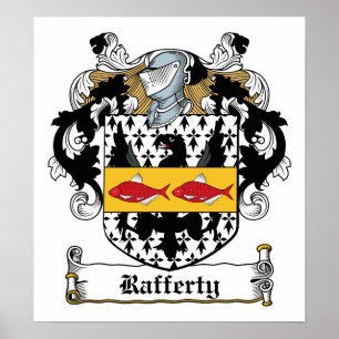 Rafferty Family Crest Poster
