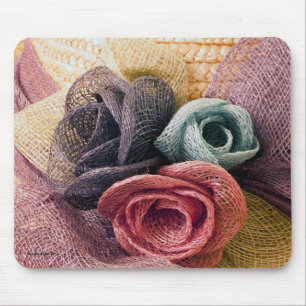 Raffia Roses Mouse Mat
