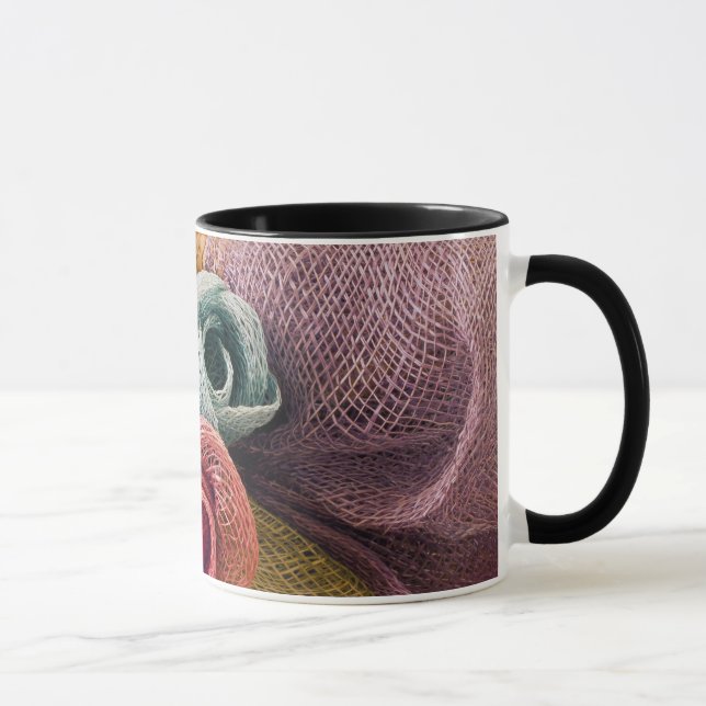Raffia Roses Mug (Right)