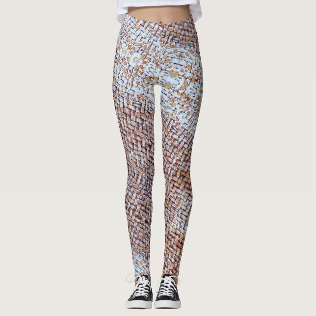 Raffia Trunk - Power Yoga Leggings (Front)