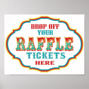 Raffle Ticket Booth Sign