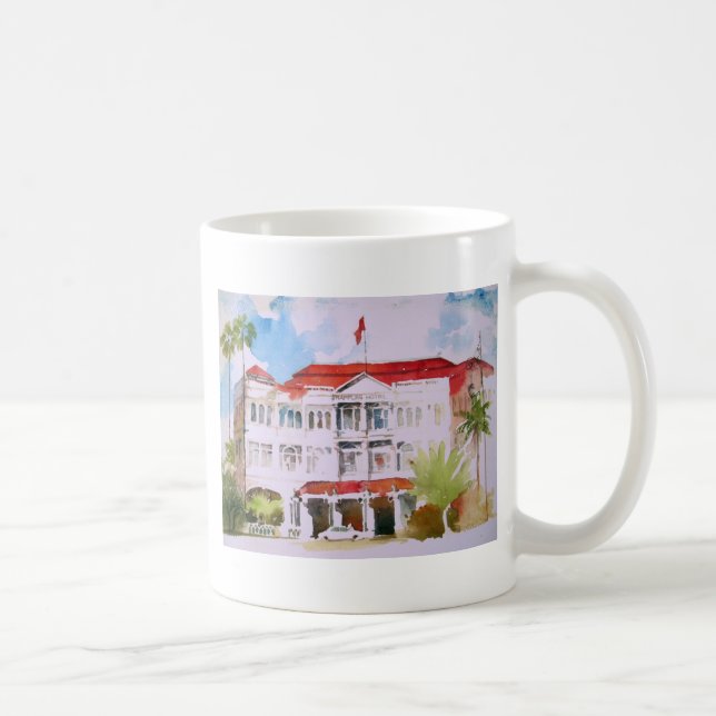 Raffles Hotel , Singapore Coffee Mug (Right)