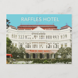 Raffles Hotel Singapore Postcard