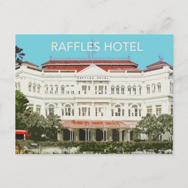 Raffles Hotel Singapore Postcard (Front)