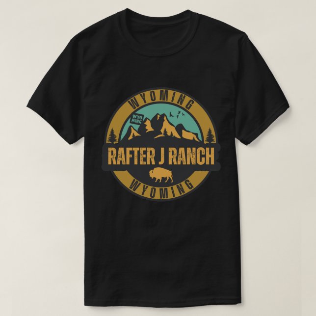 Rafter J Ranch, Wyoming T-Shirt (Design Front)