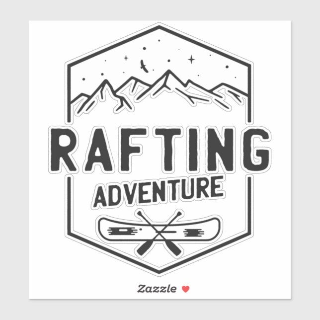 Rafting Adventure Sticker (Sheet)
