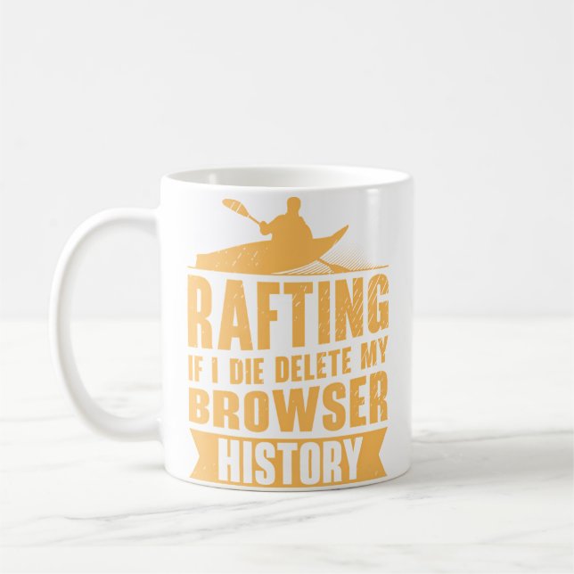 Rafting Kayaking Kayak Water Sports White Water Ra Coffee Mug (Left)