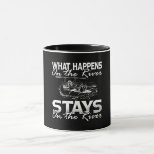 Rafting What Happens On The River Paddling Paddle Mug