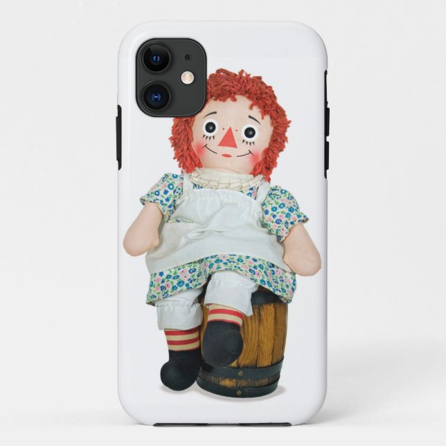 Rag Doll on barrel Case-Mate iPhone Case (Back)