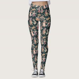 Rag Doll Zombies Halloween Leggings
