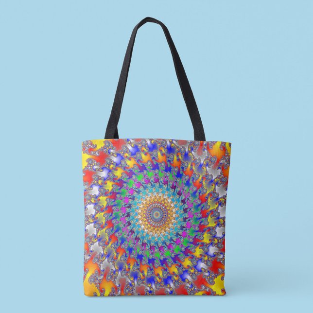 Rag Rug Fractal  Tote Bag (Creator Uploaded)