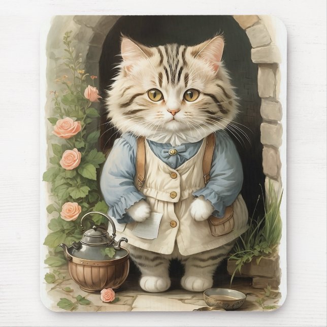 Ragamuffin Cat Mouse Mat (Front)