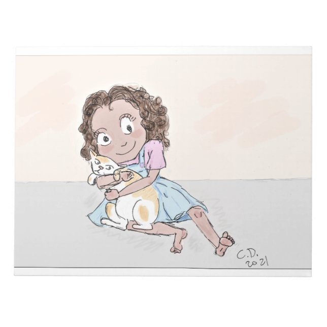 ragamuffins with background Tails&Tots Notepad (Front)