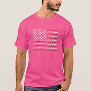 Ragdoll 4th Of July Cat Paw Print T-Shirt