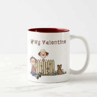 Ragdoll Bee My Valentine Two-Tone Coffee Mug