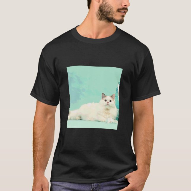 ragdoll cat_001 T-Shirt (Front)