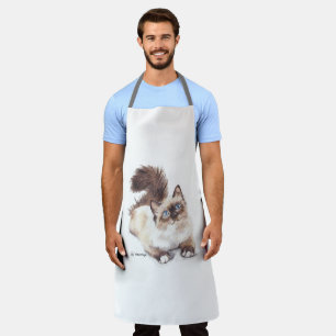 Ragdoll cat by Artist GV Hemmings Apron