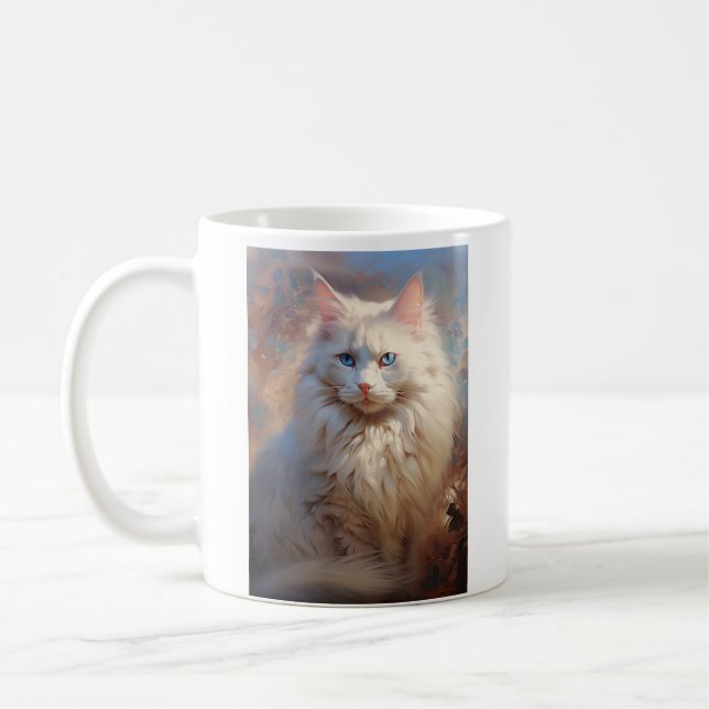 Ragdoll cat coffee mug (Left)