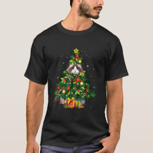 Ragdoll Cat Cosplay Xmas Tree Matching Owner Famil T-Shirt