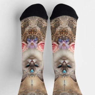 Ragdoll Cat Crew Socks