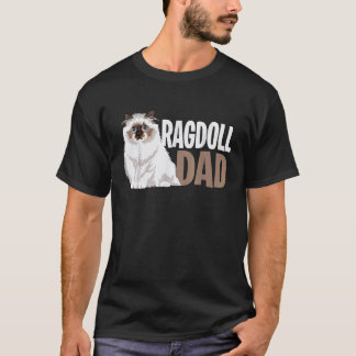 Ragdoll Cat Dad Cat Owner T-Shirt
