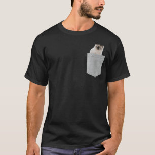 Ragdoll Cat In Your Pocket T-Shirt