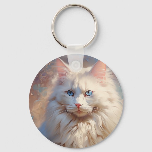 Ragdoll cat key ring (Front)