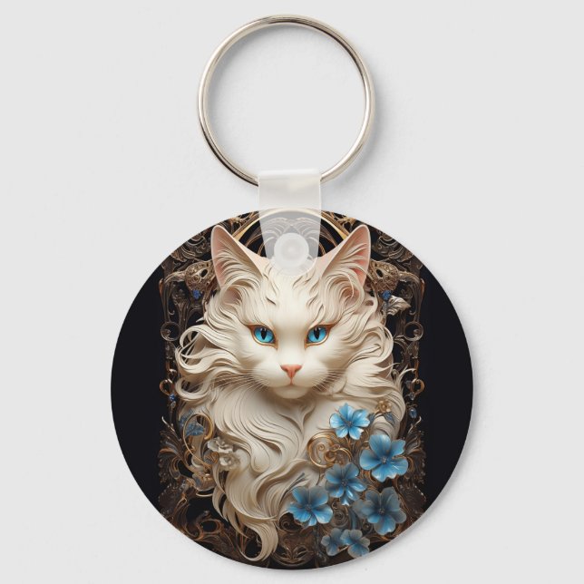 Ragdoll cat key ring (Front)