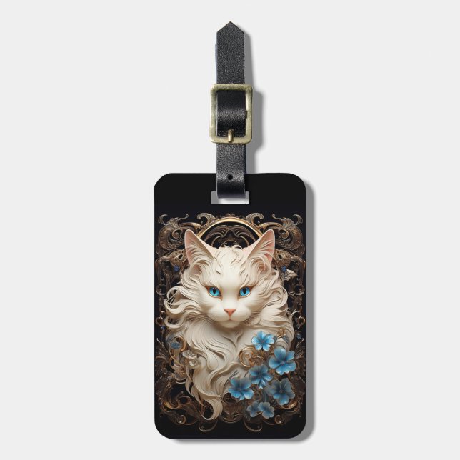 Ragdoll cat luggage tag (Front Vertical)