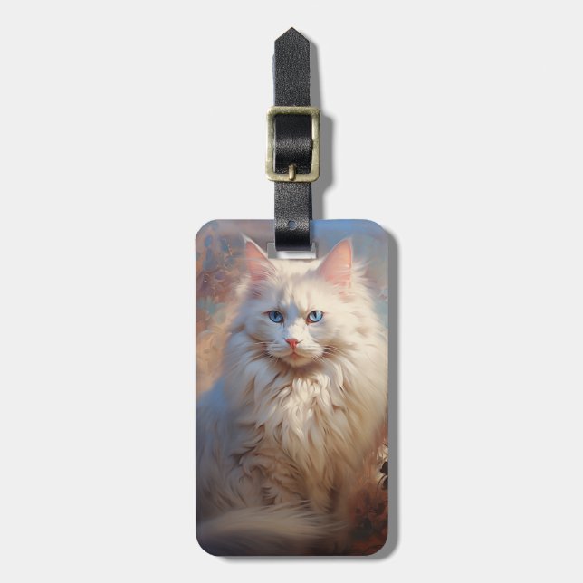 Ragdoll cat luggage tag (Front Vertical)