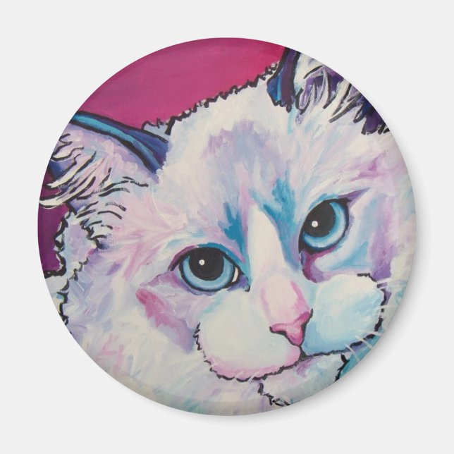 Ragdoll Cat Magnet (Front)