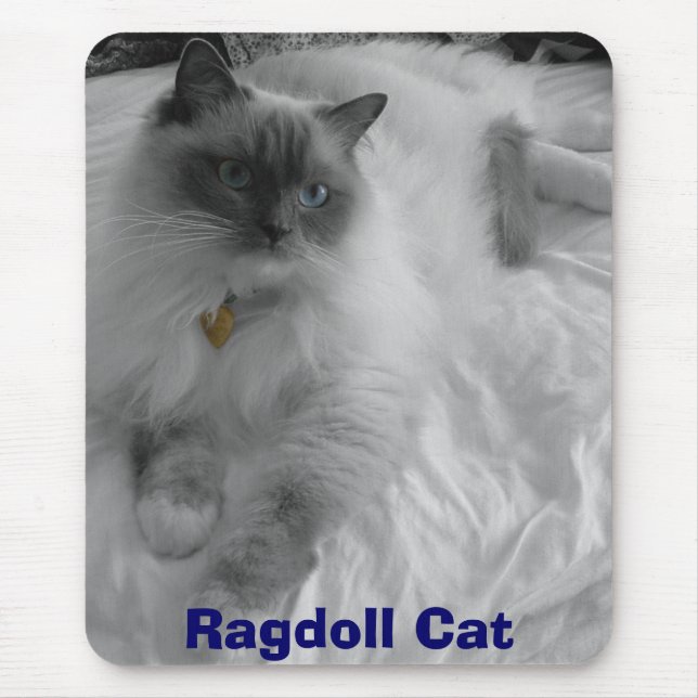 Ragdoll Cat Mouse Mat (Front)