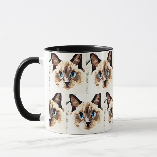 Ragdoll Cat Mug (Left)