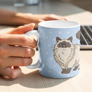 Ragdoll Cat Mum Personalised Coffee Mug