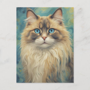 Ragdoll Cat Postcard