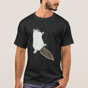 Ragdoll Cat Sploot Stretch T-Shirt