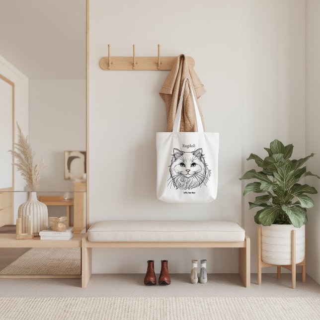 Ragdoll Cat Tote Bag (Creator Uploaded)