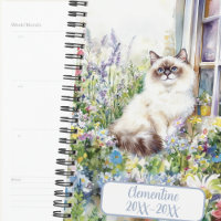 Ragdoll Cat Undated Appointment Book Diary