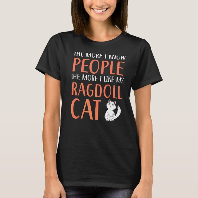 Ragdoll Cats Owner Kitty  Paw Love Meow Kitten  1 T-Shirt (Front)