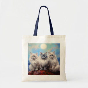 Ragdoll cats tote bag