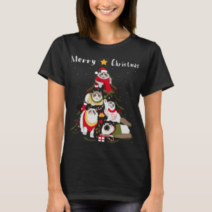 Ragdoll Christmas Tree Xmas Cat Lover T-Shirt