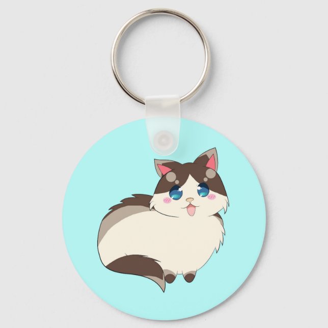 Ragdoll for Life Key Ring (Front)