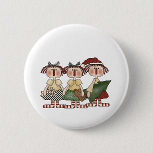 Ragdoll Friends Holiday 6 Cm Round Badge