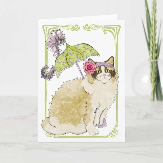Ragdoll Greeting Card (Front)