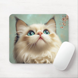 Ragdoll kitten mouse mat