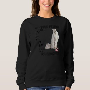 Ragdoll Kitty Quote Mum Dad Lover Print Cute Ragam Sweatshirt